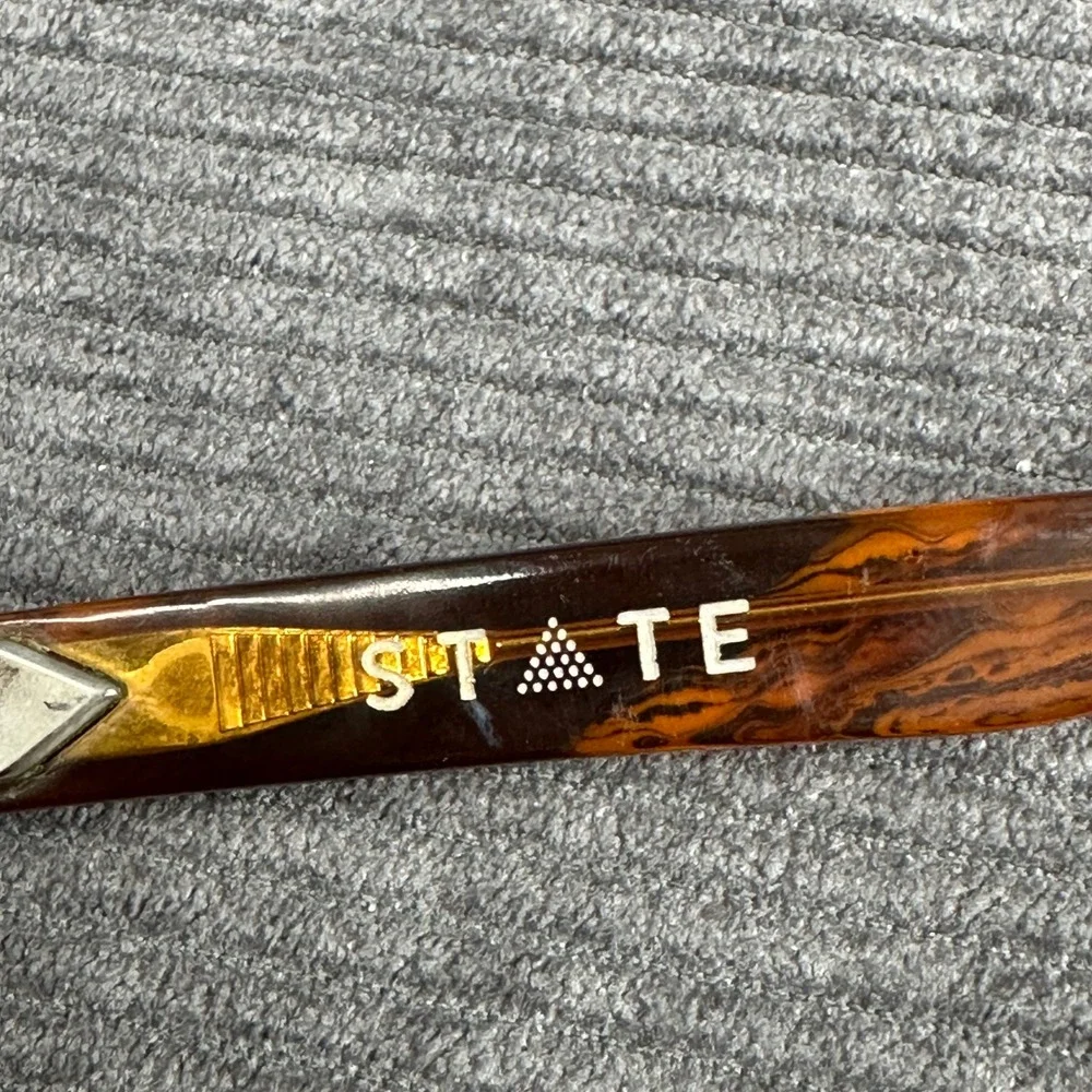 STATE Optical Co Halsted Saffron Tortoise Cat Eye Eyeglass Frames 50-18-140